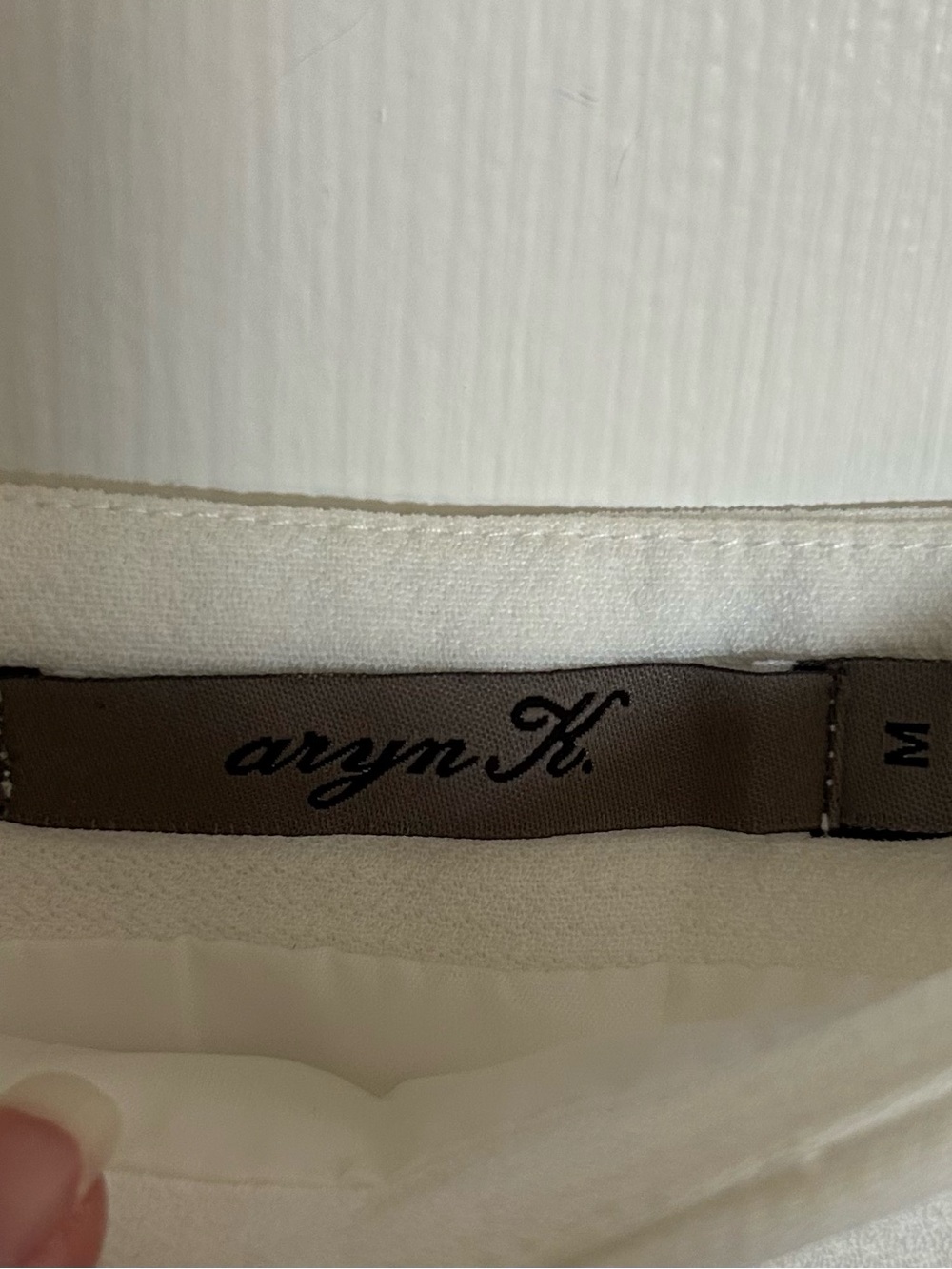 Aryn K White Flared Skater Skirt - Picture 3 of 5